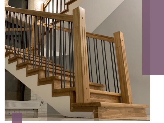 Реставрация деревянных и металлических лестниц в Санкте-Петербурге