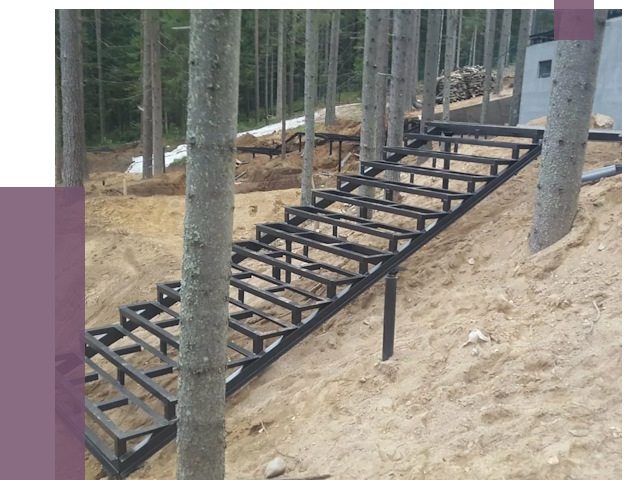 Монтаж металлических лестниц в Санкте-Петербурге от 14082 руб. 