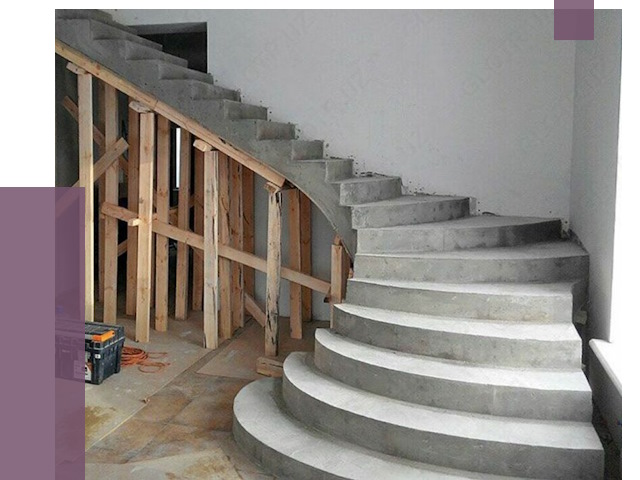 Изготовление бетонных лестниц под ключ в Санкте-Петербурге от 20725 руб. | ПРОЛЁТ-Снк