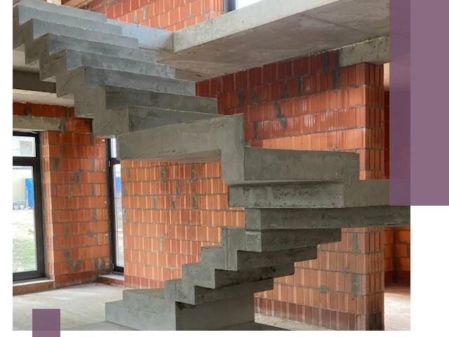 Изготовление бетонных лестниц под ключ в Санкте-Петербурге