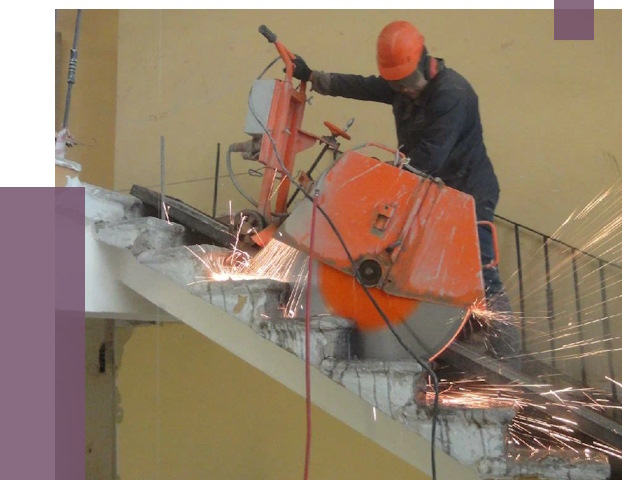 Демонтаж бетонных лестниц в Санкте-Петербурге от 4783 руб. за м2 | ПРОЛЁТ-Снк