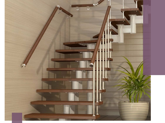 Изготовление модульных лестниц под ключ в Санкте-Петербурге