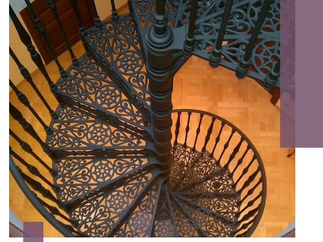 Винтовые лестницы под ключ в Санкте-Петербурге: производство и монтаж