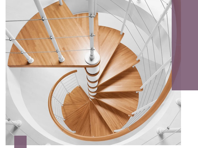 Изготовление винтовых лестниц под ключ в Санкте-Петербурге