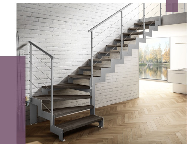 Г-образные лестницы под ключ в Санкте-Петербурге от 38527 руб. | ПРОЛЁТ-Снк