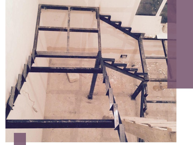 Монтаж лестниц на металлокаркасе в Санкте-Петербурге быстро и качественно