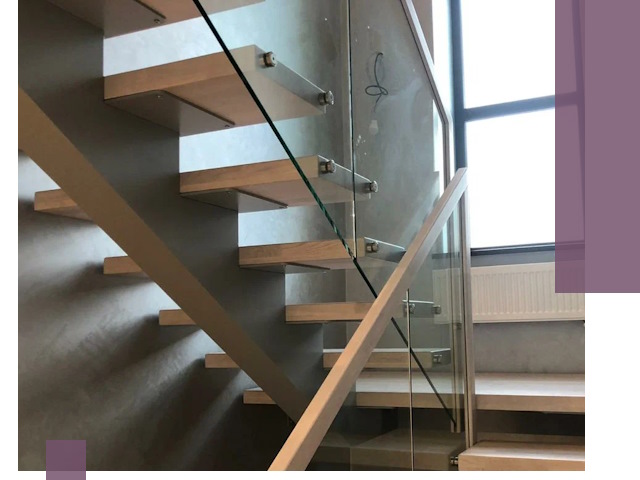 Изготовление лестниц на монокосоуре в Санкте-Петербурге с монтажом и гарантией