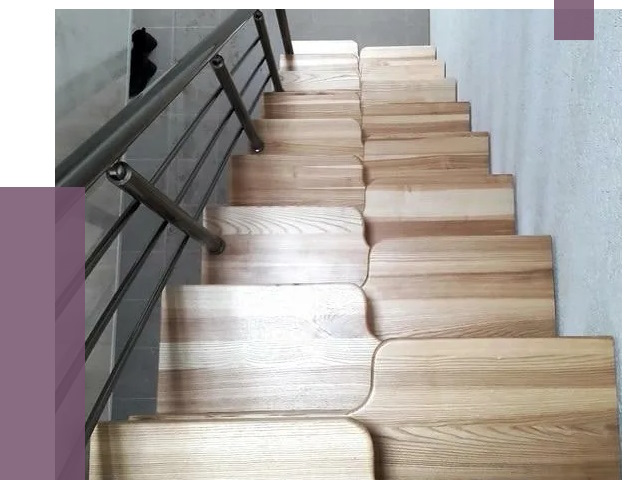 Лестницы гусиный шаг в Санкте-Петербурге от 13551 руб. под ключ | ПРОЛЁТ-Снк