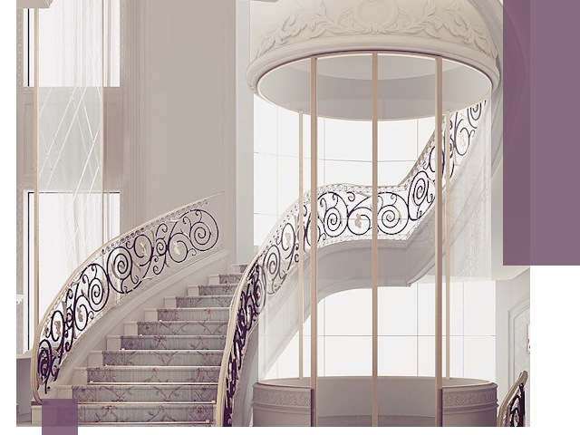 Элитные лестницы на заказ высокого класса в Санкте-Петербурге