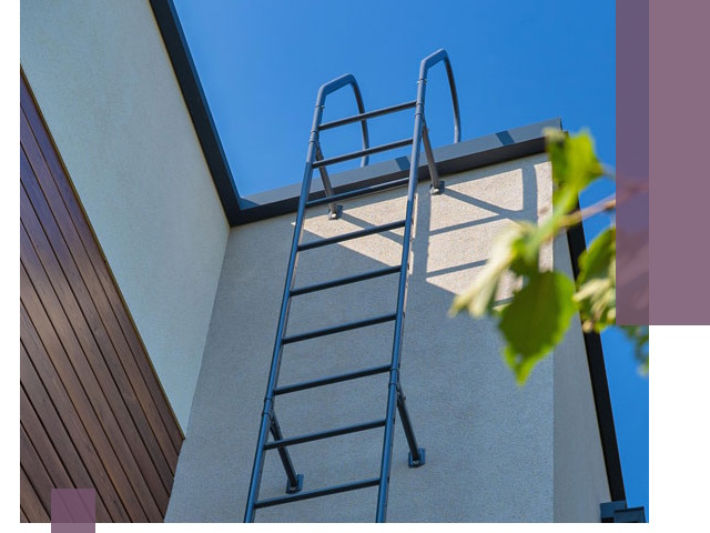 Лестницы на крышу в Санкте-Петербурге — изготовление, монтаж, демонтаж