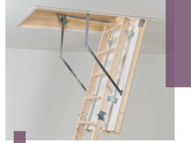 Установка чердачной лестницы под ключ в Санкте-Петербурге