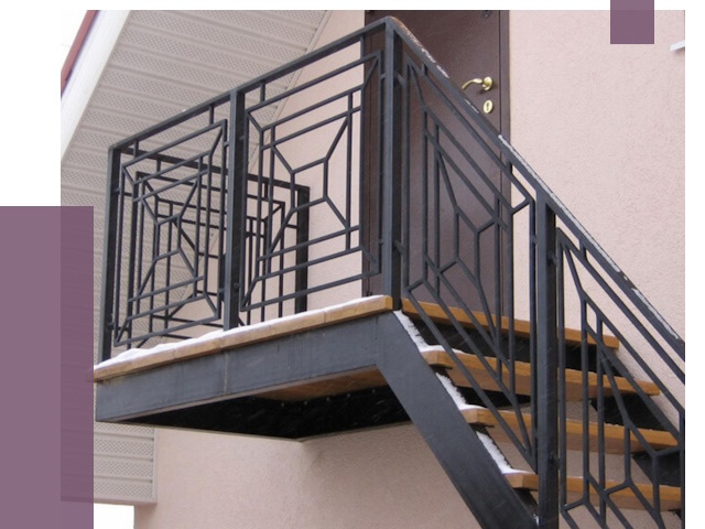 Металлические перила в Санкте-Петербурге от 4464 руб.  | ПРОЛЁТ-Снк