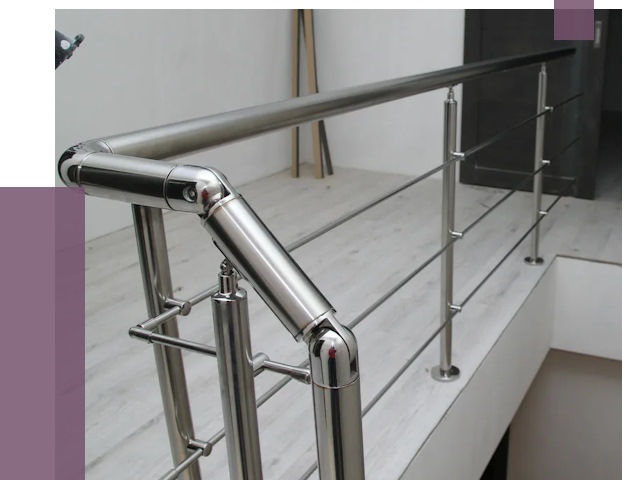Перила из нержавеющей стали в Санкте-Петербурге от 9353 руб. под ключ | ПРОЛЁТ-Снк