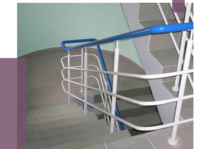 Перила в подъезде в Санкте-Петербурге — установка и замена от 7705 руб. | ПРОЛЁТ-Снк