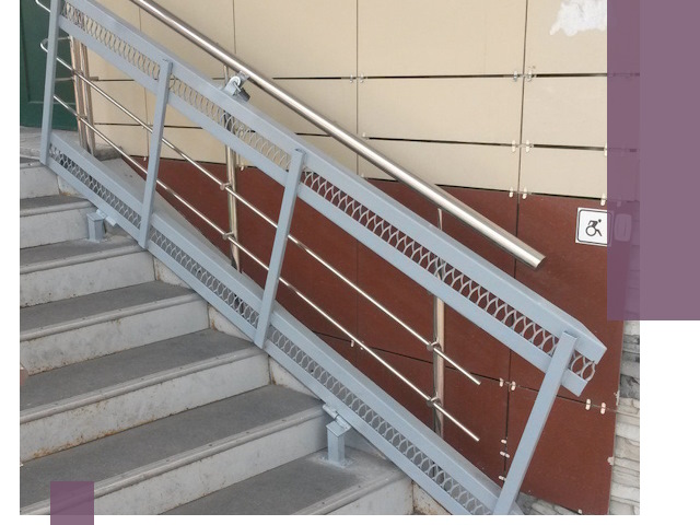 Изготовление откидных пандусов под ключ в Санкте-Петербурге