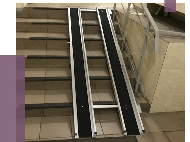 Установка пандуса в подъезд в Санкте-Петербурге от 8290 руб. под ключ | ПРОЛЁТ-Снк