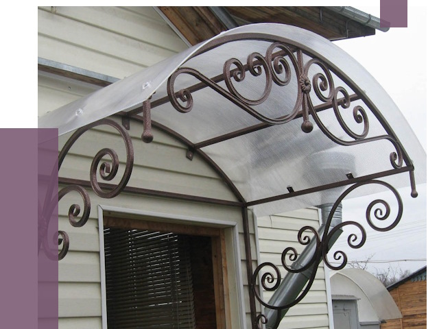 Изготовление козырьков в Санкте-Петербурге от 7652 руб. — заказать | ПРОЛЁТ-Снк