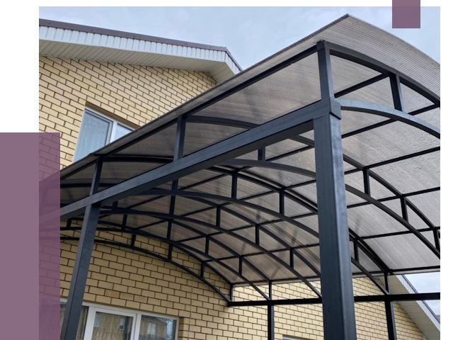 Монтаж козырьков в Санкте-Петербурге от 11957 руб. | ПРОЛЁТ-Снк