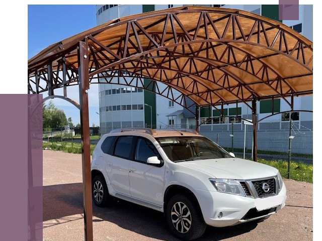 Недорогие навесы в Санкте-Петербурге от 44638 руб.  | ПРОЛЁТ-Снк