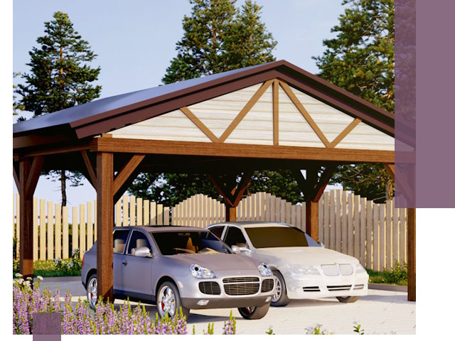 Навесы для автомобиля в Санкте-Петербурге — изготовление и монтаж