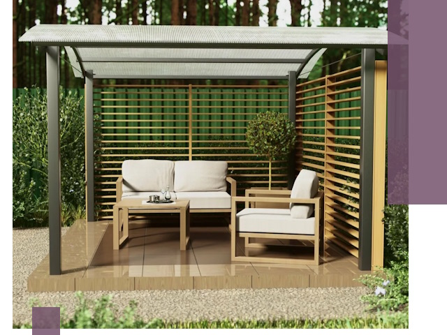 Навесы для дачи в Санкте-Петербурге: изготовление, монтаж и демонтаж