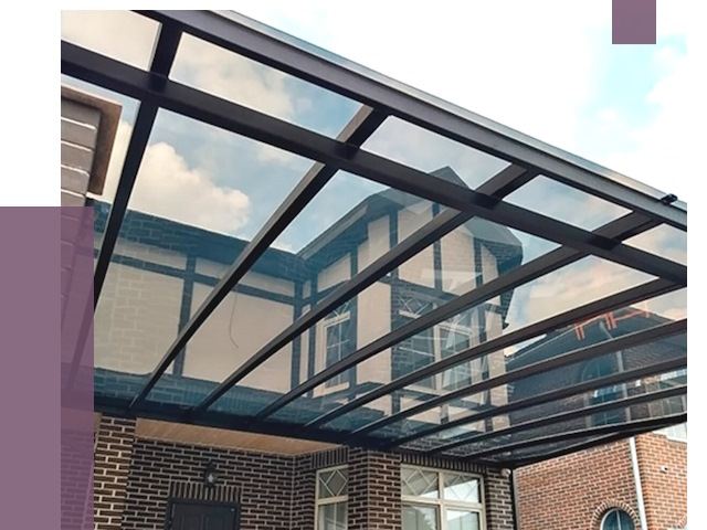 Навесы из поликарбоната в Санкте-Петербурге от 8949 руб. под ключ — ПРОЛЁТ-Снк