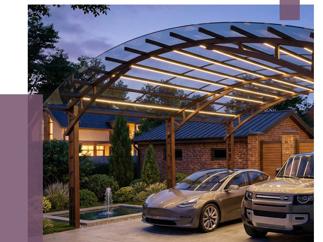 Металлические навесы в Санкте-Петербурге от 13179 руб. под ключ — ПРОЛЁТ-Снк