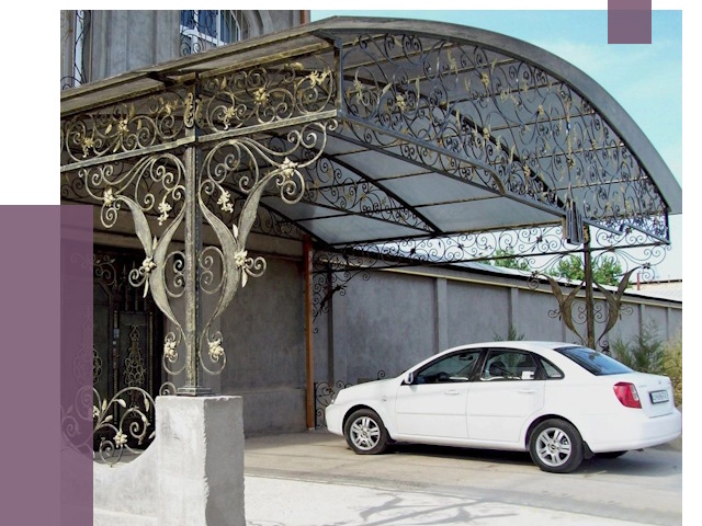 Кованые навесы в Санкте-Петербурге от 15145 руб. | ПРОЛЁТ-Снк