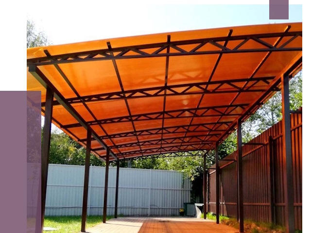 Односкатные навесы под ключ в Санкте-Петербурге от 13657 руб. 