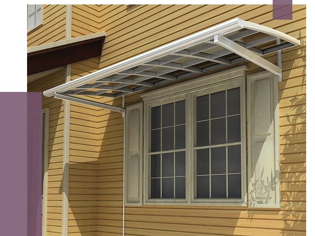 Козырьки над окнами в Санкте-Петербурге от 7918 руб. — монтаж, покупки | ПРОЛЁТ-Снк