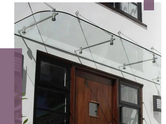 Стеклянные козырьки в Санкте-Петербурге от 19662 руб. | ПРОЛЁТ-Снк