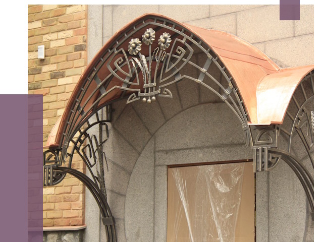 Арочные козырьки в Санкте-Петербурге от 15145 руб. 