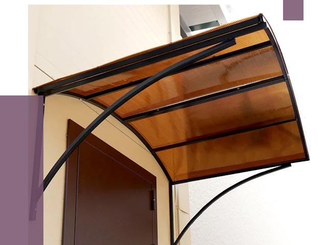 Недорогие козырьки в Санкте-Петербурге от 7886 руб.  | ПРОЛЁТ-Снк