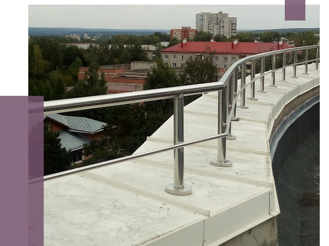 Парапеты и ограждения кровли в Санкте-Петербурге от 5155 руб.