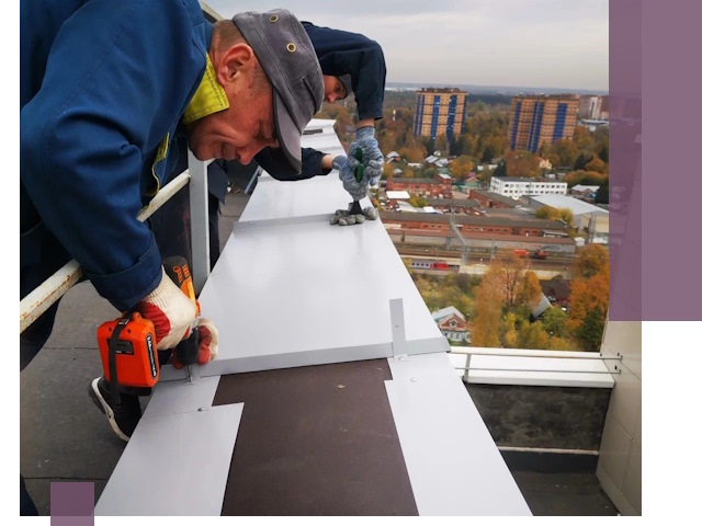 Монтаж парапетов в Санкте-Петербурге — установка прочных металлических ограждений