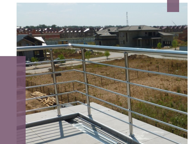 Парапеты из нержавеющей стали в Санкте-Петербурге от 8290 руб. за м² | ПРОЛЁТ-Снк