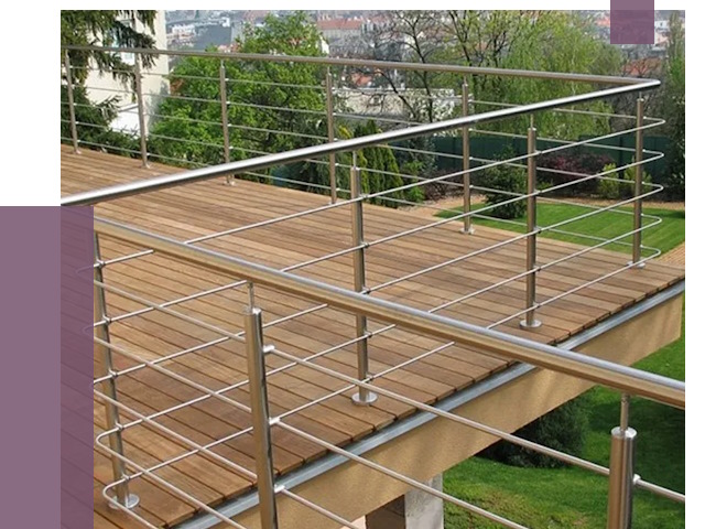 Алюминиевые парапеты в Санкте-Петербурге под ключ от 8077 руб. 