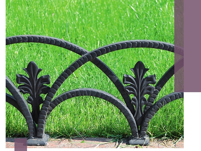 Декоративные металлические бордюры под ключ в Санкте-Петербурге