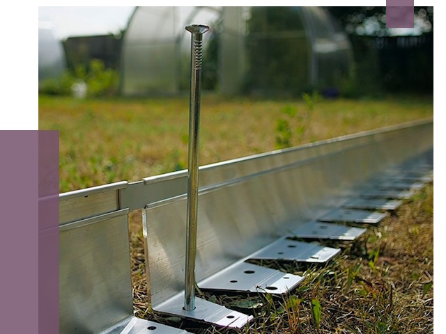 Металлические бордюры для газона в Санкте-Петербурге от 4464 руб. | ПРОЛЁТ-Снк