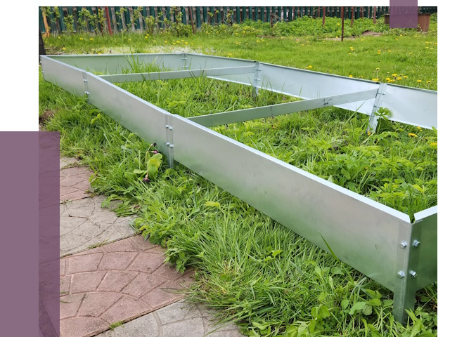 Металлические бордюры для грядок в Санкте-Петербурге от 1860 руб. 