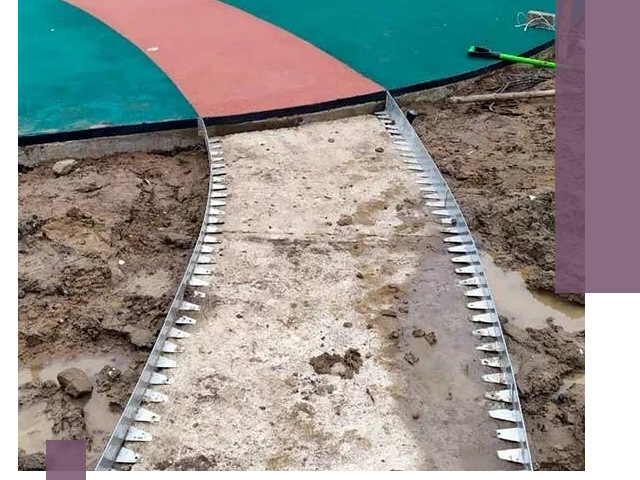 Металлические бордюры для дорожек в Санкте-Петербурге — монтаж и изготовление