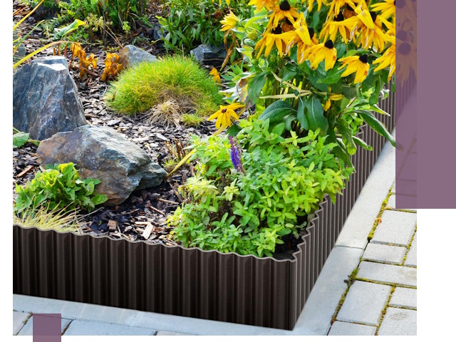 Металлические бордюры для клумб в Санкте-Петербурге — производство и монтаж