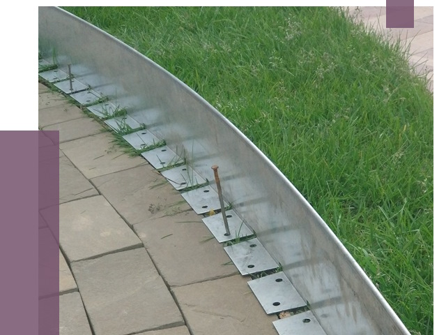 Металлические бордюры для тротуаров в Санкте-Петербурге от 9034 руб.