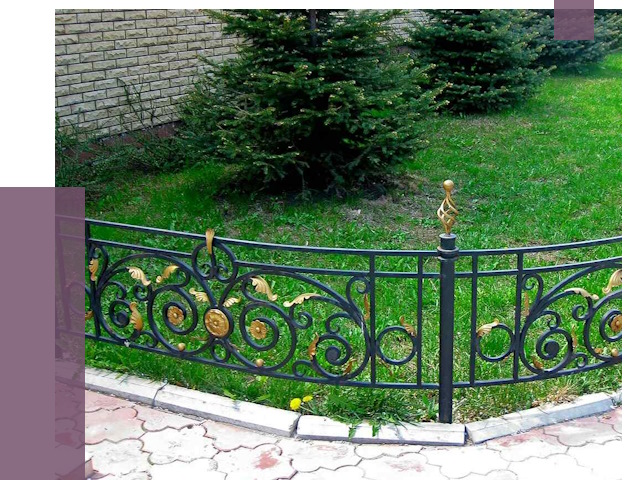 Кованые газонные ограждения в Санкте-Петербурге от 7918 руб. — ПРОЛЁТ-Снк