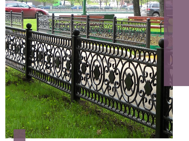 Секционные газонные ограждения под ключ в Санкте-Петербурге