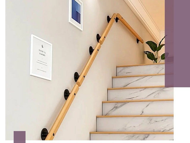 Поручни металлические и деревянные под ключ в Санкте-Петербурге