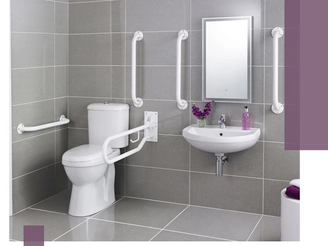 Поручни для санузлов в Санкте-Петербурге: установка, ремонт и монтаж